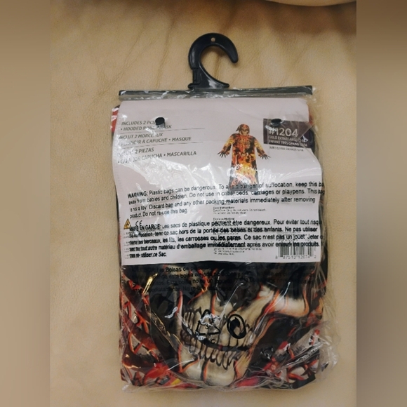 Morphe Halloween Flame Costume Flame skeleton SZ 12/14 NWT - Picture 2 of 3